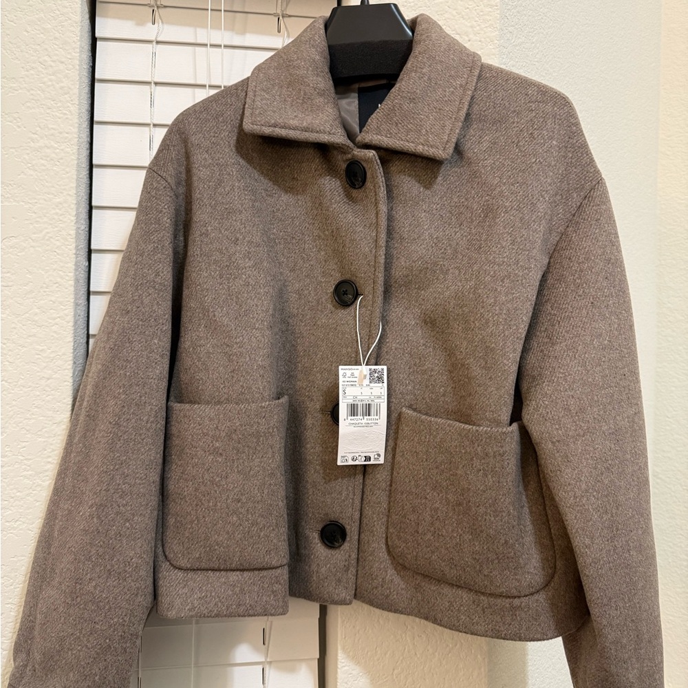 Women's Brown Wool Jacket